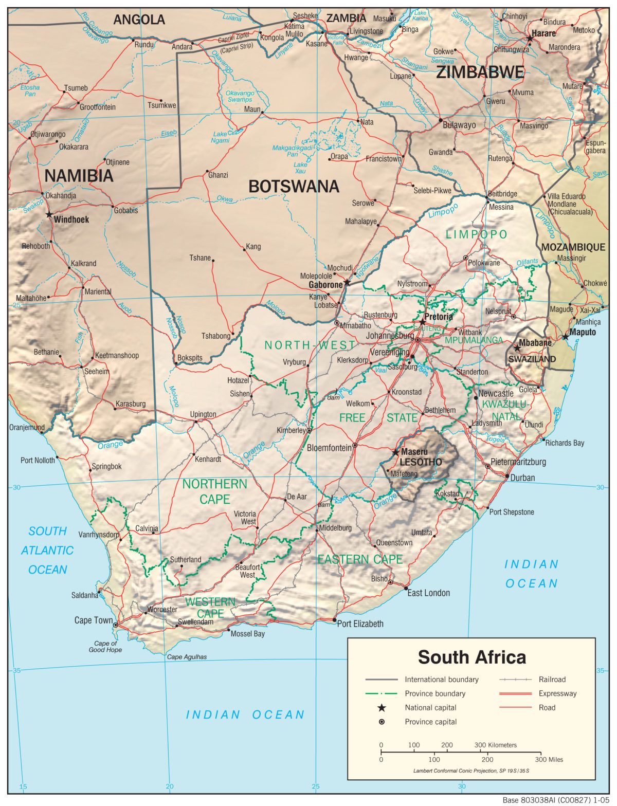 Geographic Map Of South Africa Country Report SouthAfrica Physiography 1200x1568 