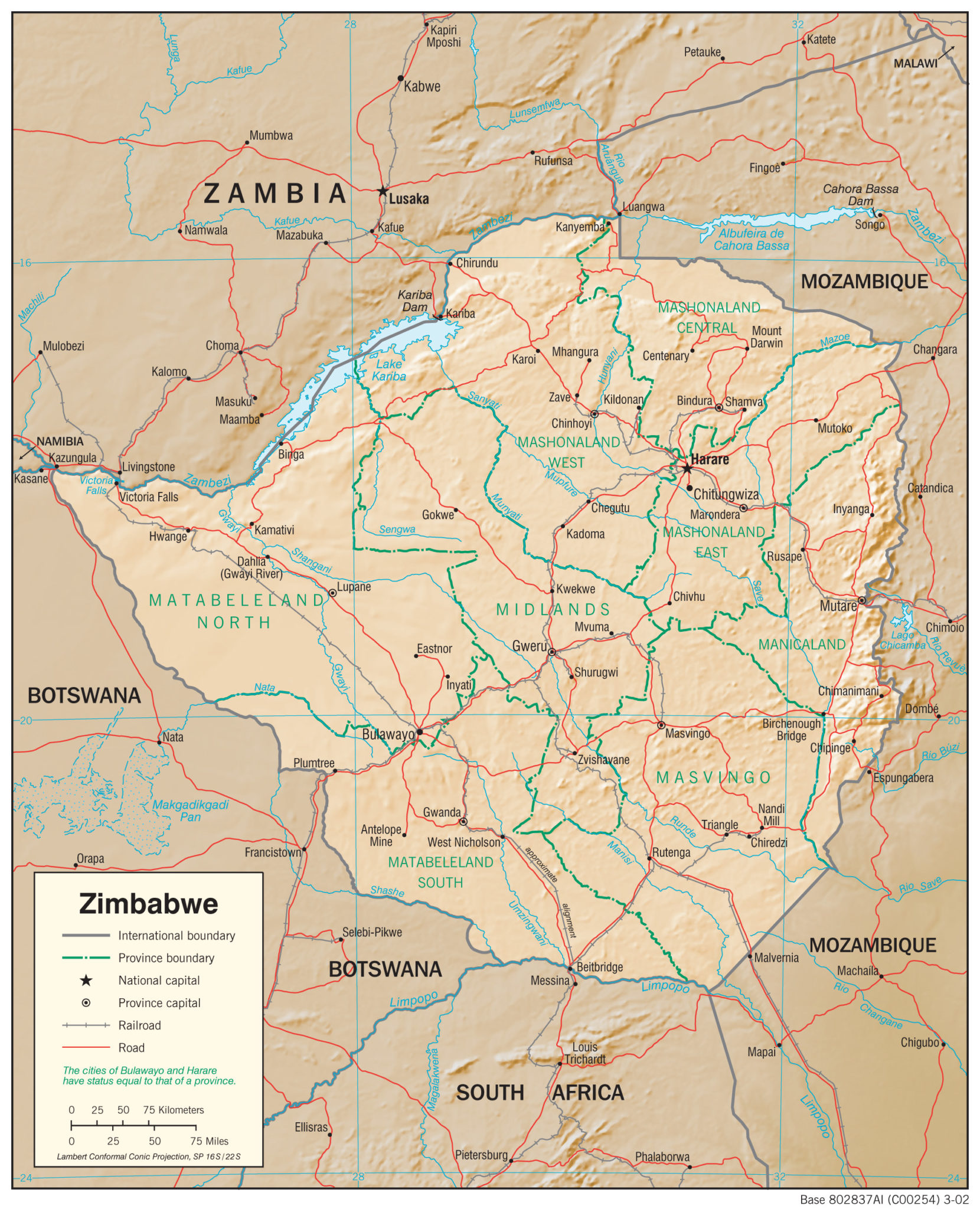 Geographic Map Of Zimbabwe Country Report   Zimbabwe Physiography 1660x2048 